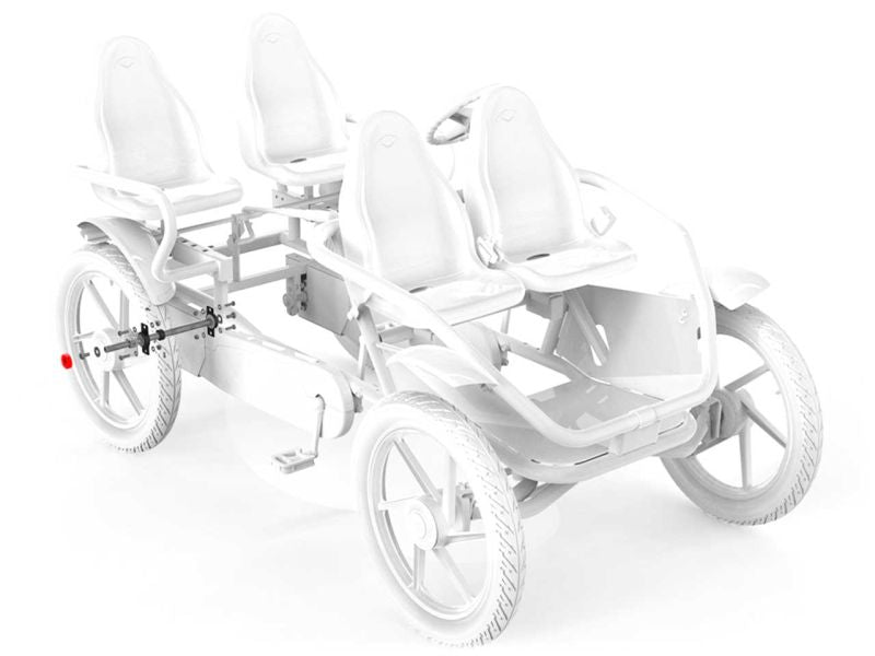 BERG Hinterachse für Gran Tour Pedal-Gokart, rechts