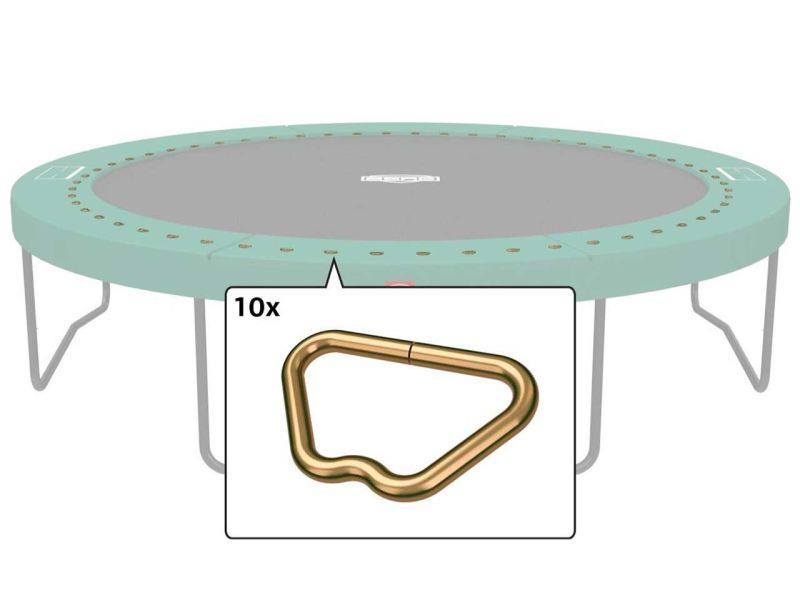 BERG Federösen für Champion/Elite Sprungtuch, TwinSpring (10x)
