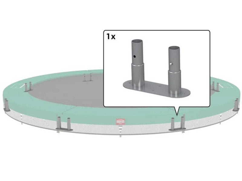 BERG Fuß für runde Elite/Champion InGround Trampoline 270 und 430