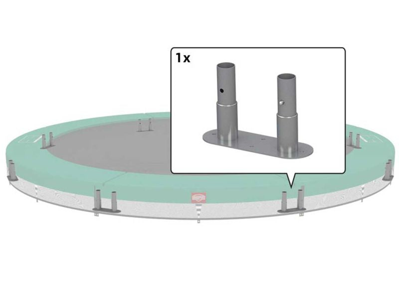 BERG Fuß für runde Elite/Champion InGround Trampoline 380