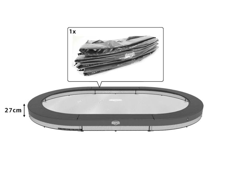 BERG Schutzrand für Grand Elite 520 InGround Grau (bis 2021)