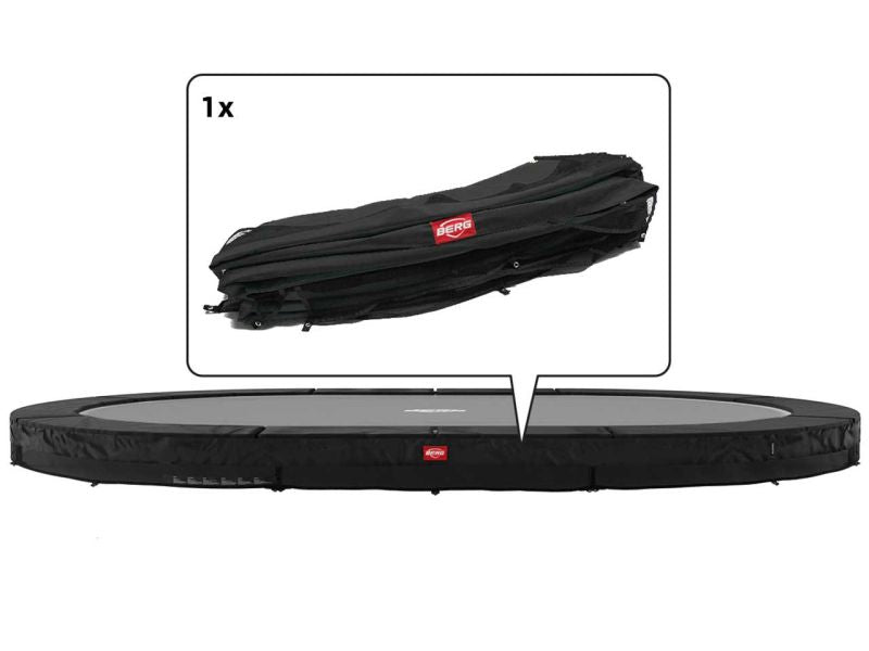 BERG Schutzrand für Grand Champion InGround 520 Trampoline, schwarz, bis Bj. 2021
