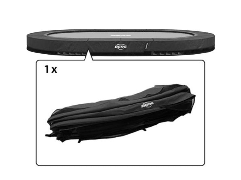 BERG Schutzrand für Grand Champion InGround 350 Trampoline, grau, ab Baujahr 2022