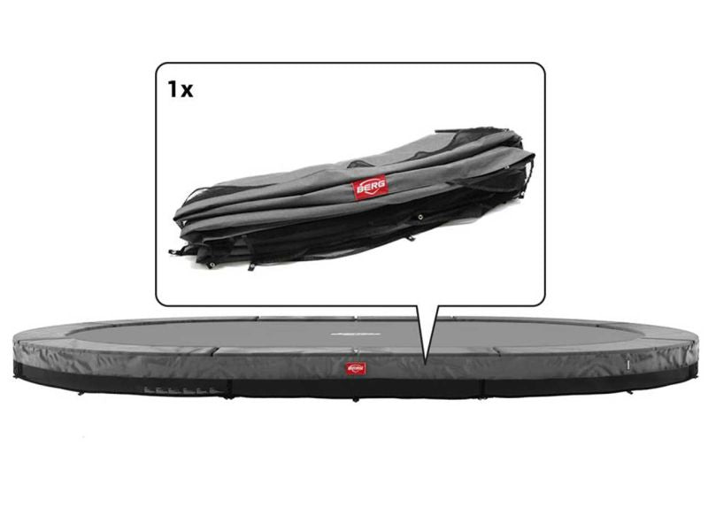 BERG Schutzrand für Grand Champion InGround 470 Trampoline, grau, bis Bj. 2021