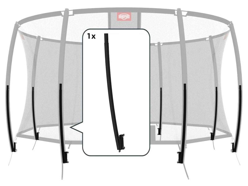 BERG Unteres Rohr für Sicherheitsnetz Deluxe, geschweißt, einzeln