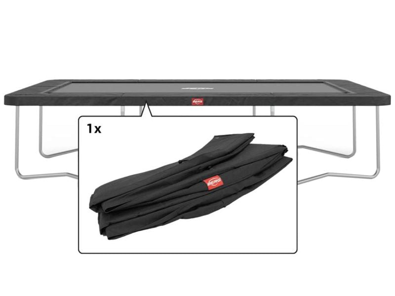 BERG Schutzrand für Ultim Favorit Regular 410 Trampoline, grau