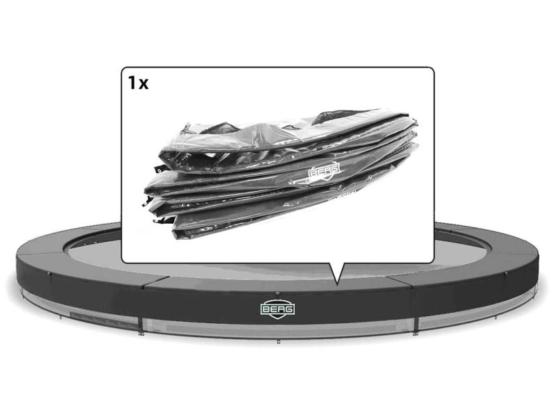 BERG Schutzrand für Elite InGround 330 Trampoline, grau