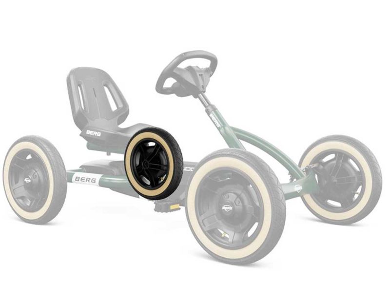 BERG Antriebsrad für Buddy Retro Green, 12.5x2.25-8 Slick schwarz/beige
