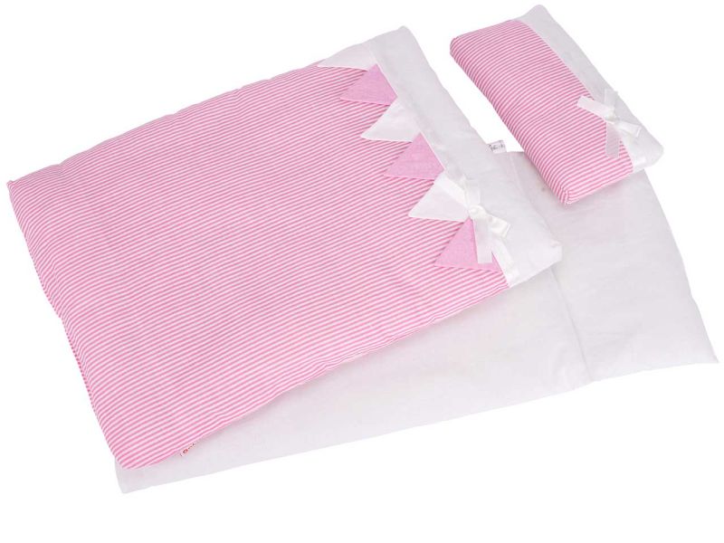 goki Puppenbettzeug »rosa Streifen«