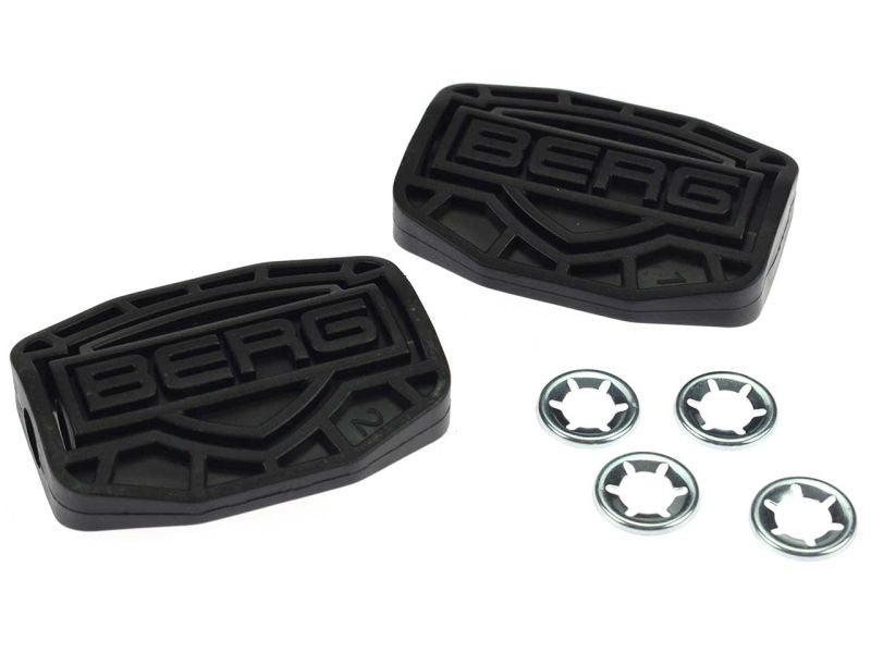 BERG Pedale für Reppy Pedal-Gokarts, schwarz, 2 Stück
