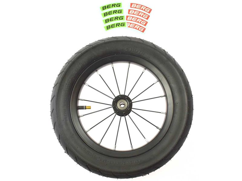 BERG Rad für Biky Laufrad, 12'', Slick, schwarz