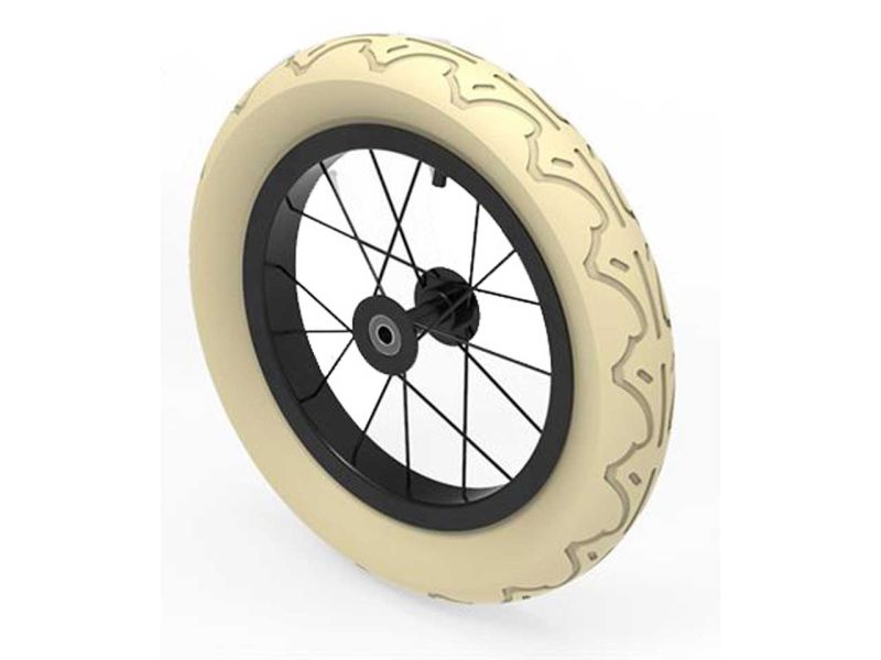 BERG Rad »Retro« für Biky Laufrad, 12'', Slick, schwarz/beige