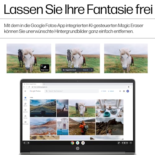 HP Chromebook x360, 14" mit Touchscreen