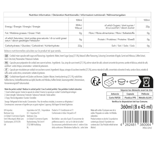 Bartesian Cocktail Maschine - Automatische Rezepte