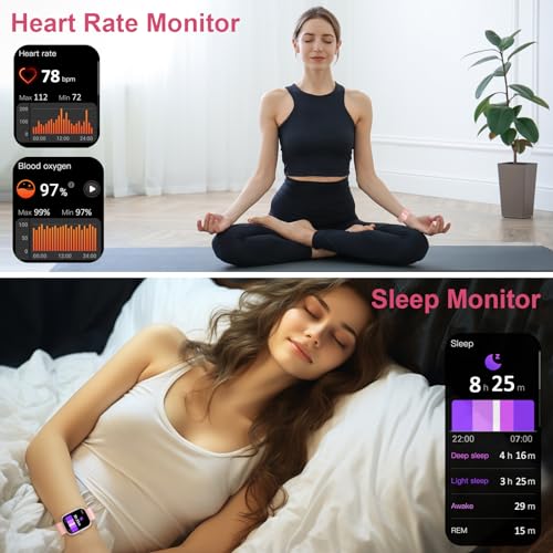 Smartwatch mit Telefonfunktion, 1.91" für iOS & Android