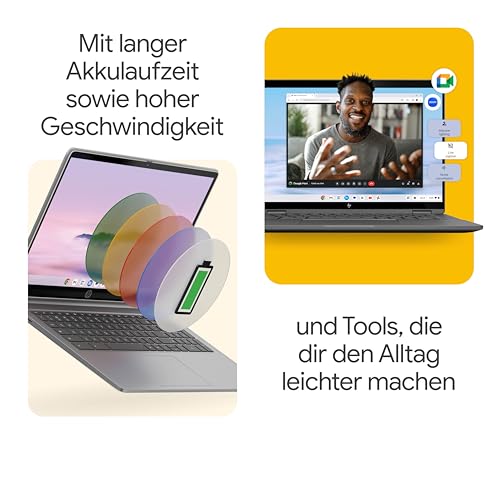 HP Chromebook x360, 14" mit Touchscreen