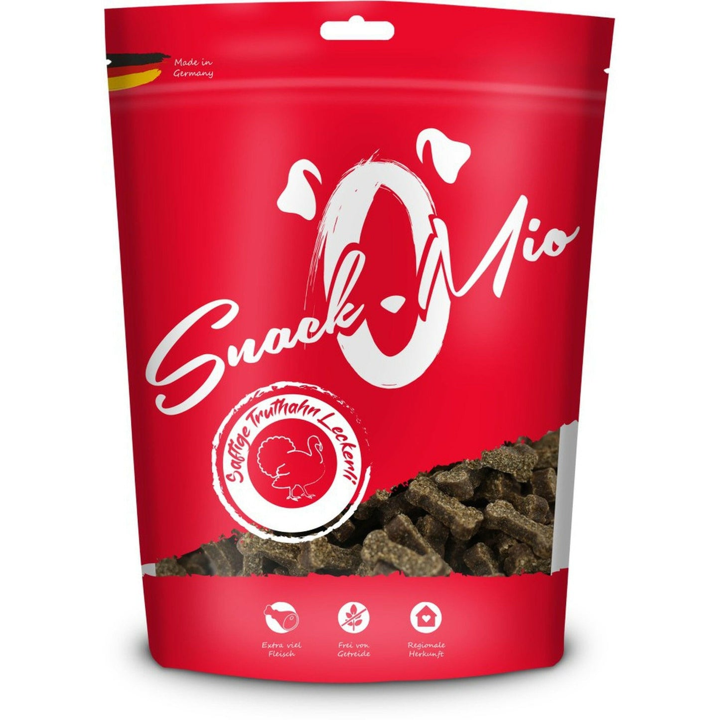 SnackOMio - saftige Truthahn Leckerli 125g