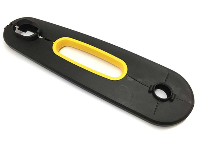 BERG Kettenkasten für Buddy John Deere Pedal-Gokart, schwarz/gelb, vorne