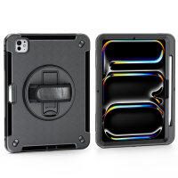 4smarts Rugged Case Grip für Apple iPad Pro 11" (M4, 2024) schwarz