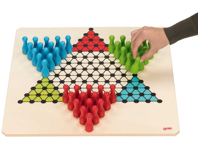 goki Brettspiel »Halma«, 45x45 cm, Holz