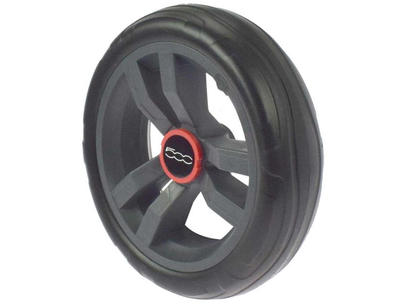 BERG Rad für Buzzy, 9x2, grau/schwarz, Fiat 500 Radkappe