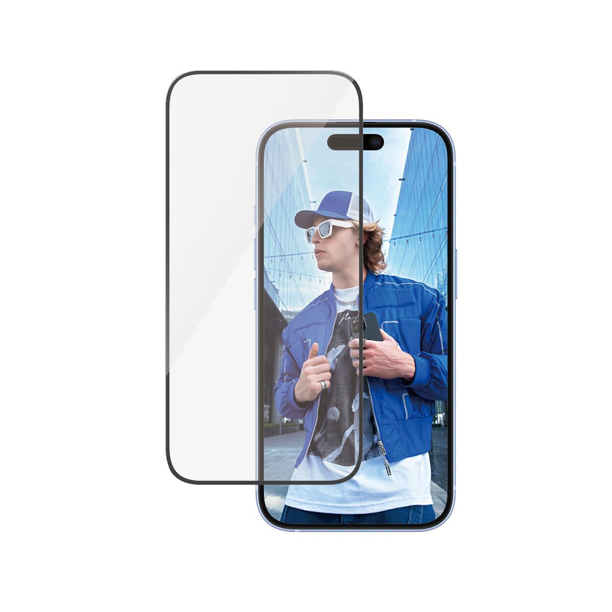 PanzerGlass® Displayschutz für iPhone 16 & 15 - Ultra-Wide Fit