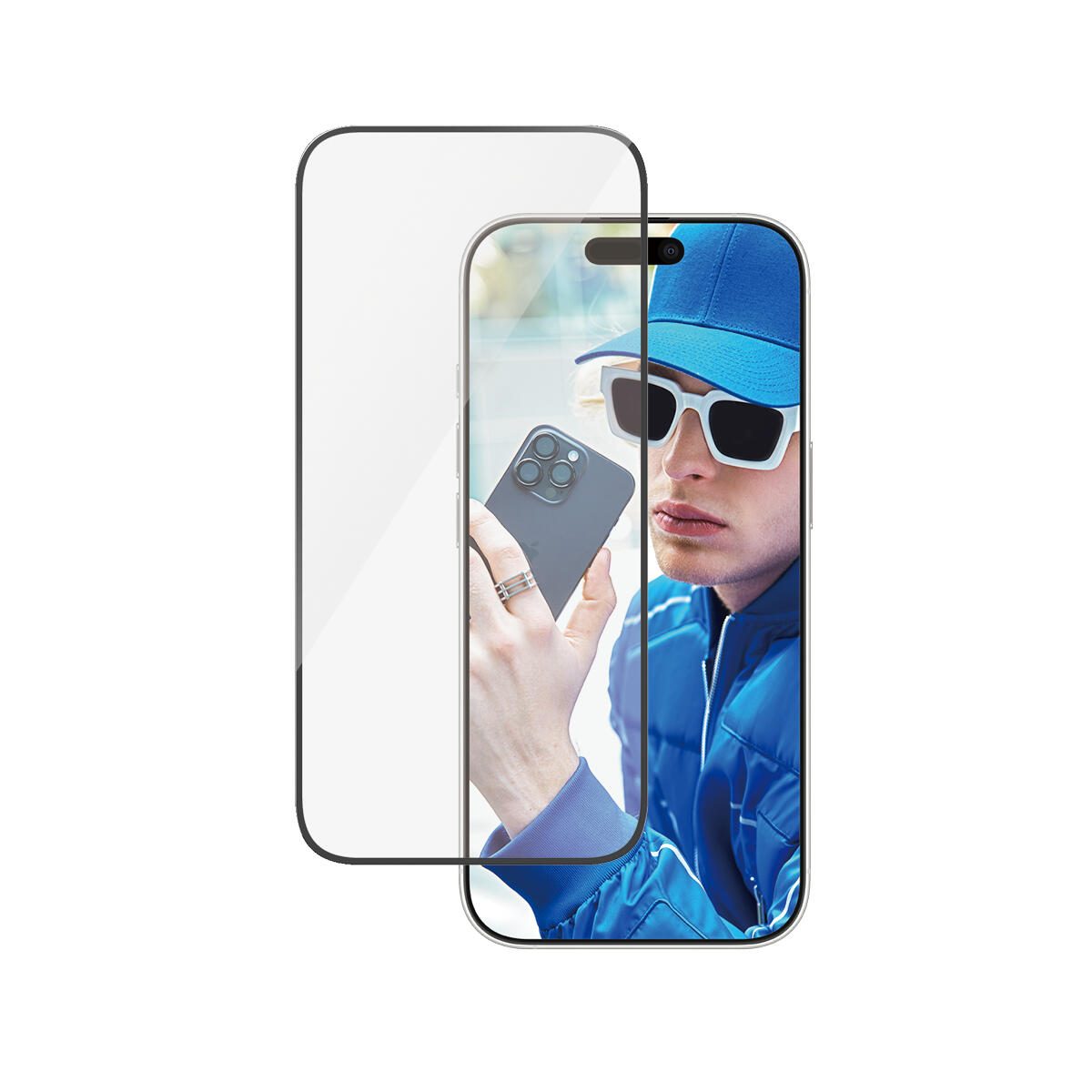 PanzerGlass® Displayschutz für iPhone 16 Pro - Ultra-Wide Fit