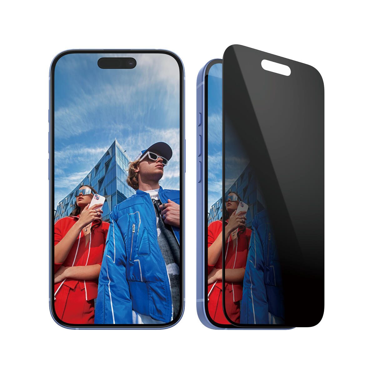 PanzerGlass® Privacy Displayschutz für iPhone 16 & 15 - Ultra-Wide Fit
