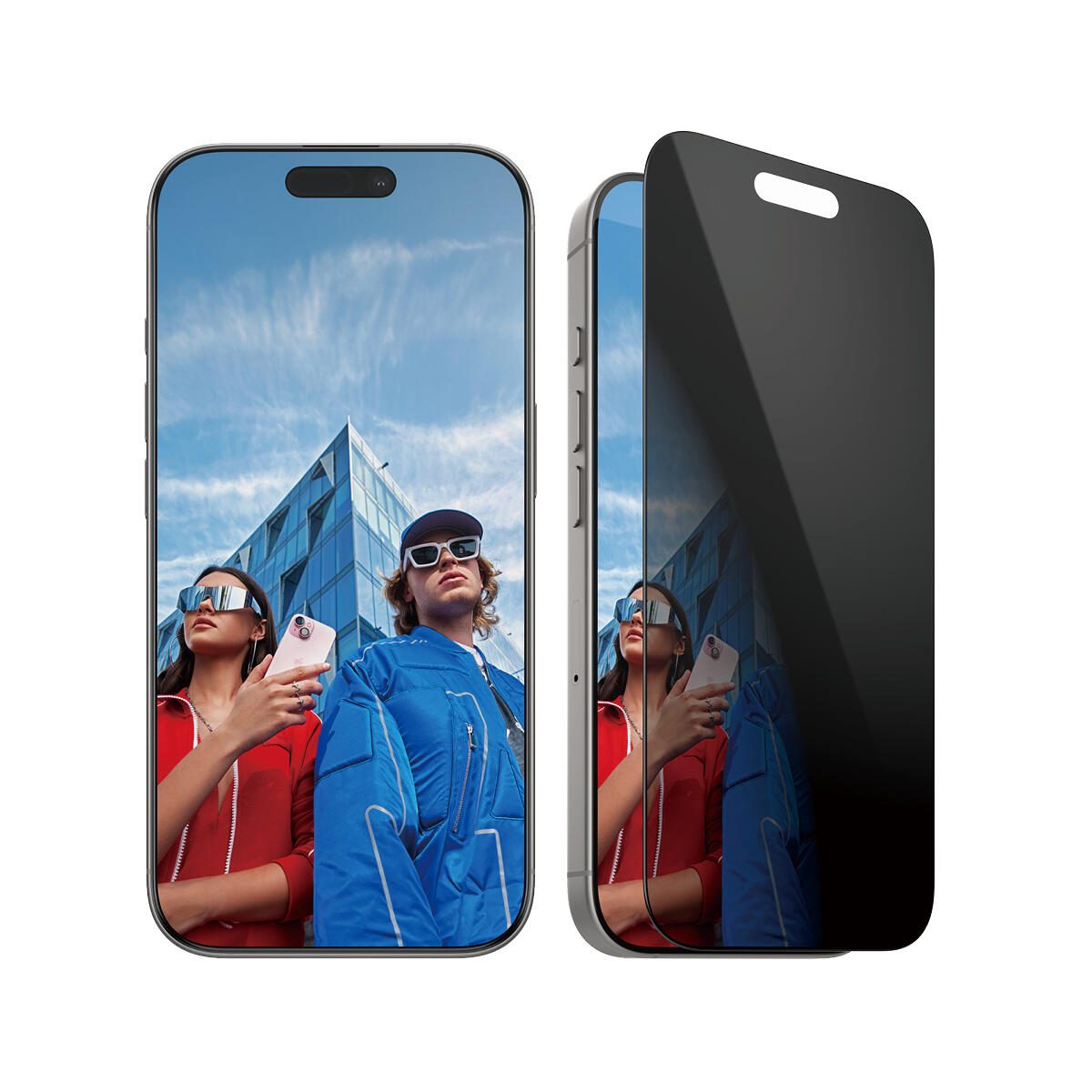 PanzerGlass® Privacy Displayschutz für iPhone 16 Pro - Ultra-Wide Fit