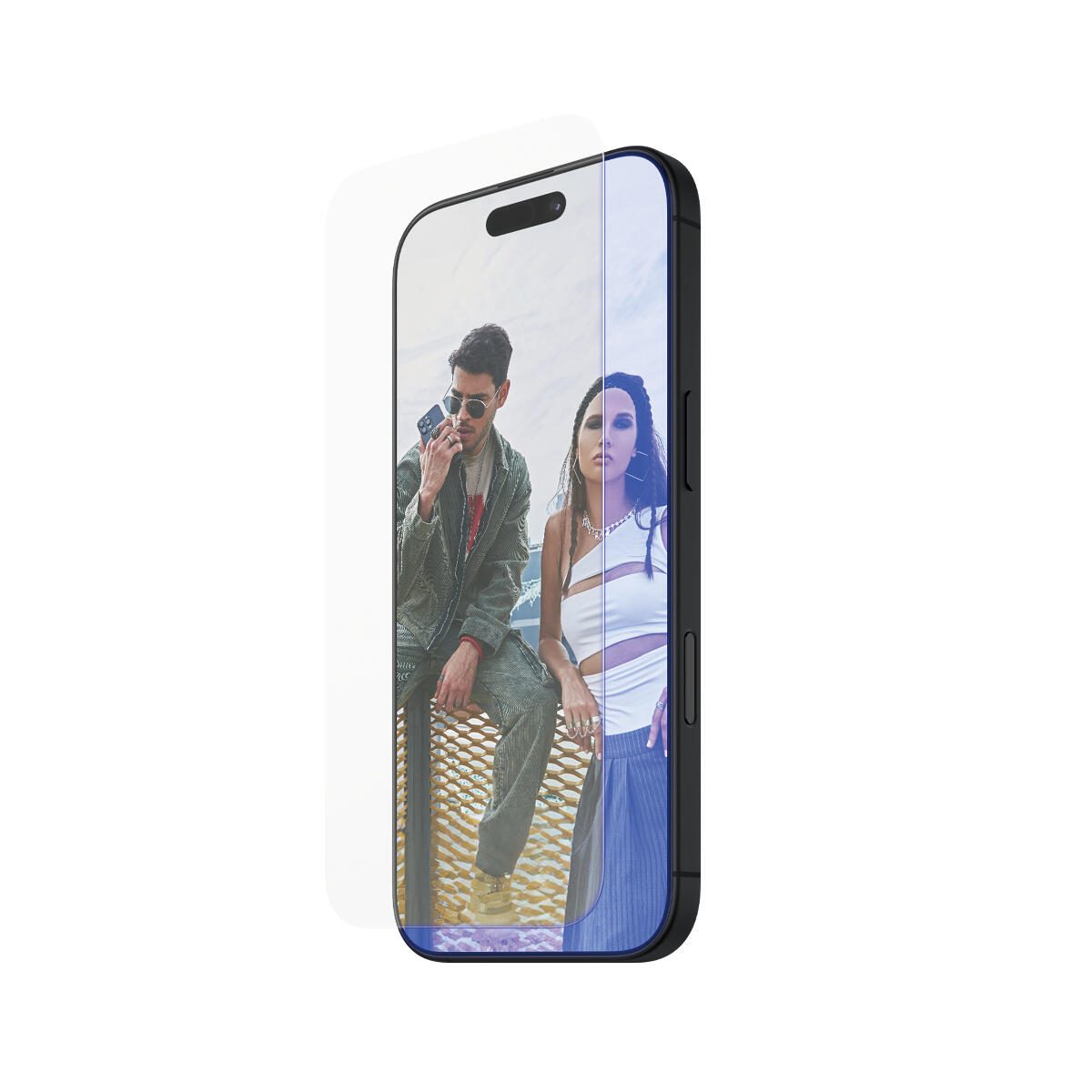 SAFE. by PanzerGlass® Anti-Blau Light Displayschutz für iPhone 16 Plus & 15 Plus - Ultra-Wide Fit