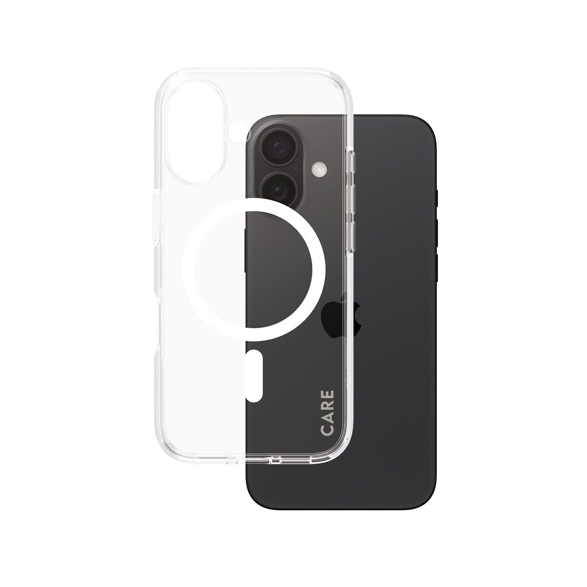 CARE by PanzerGlass® Flagship Case Transparent Urban Combat Weiß MagSafe für iPhone 16