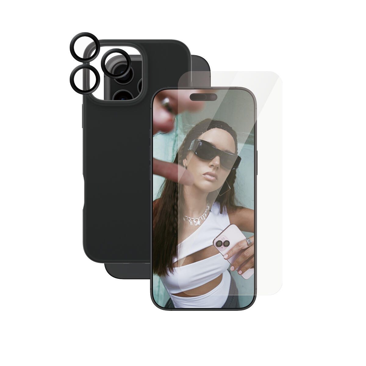 CARE by PanzerGlass® Fashion 3-in-1 Schutzset für iPhone 16 Pro Max