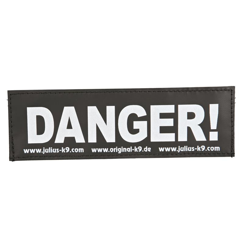 Julius-K9 Klettsticker Danger!