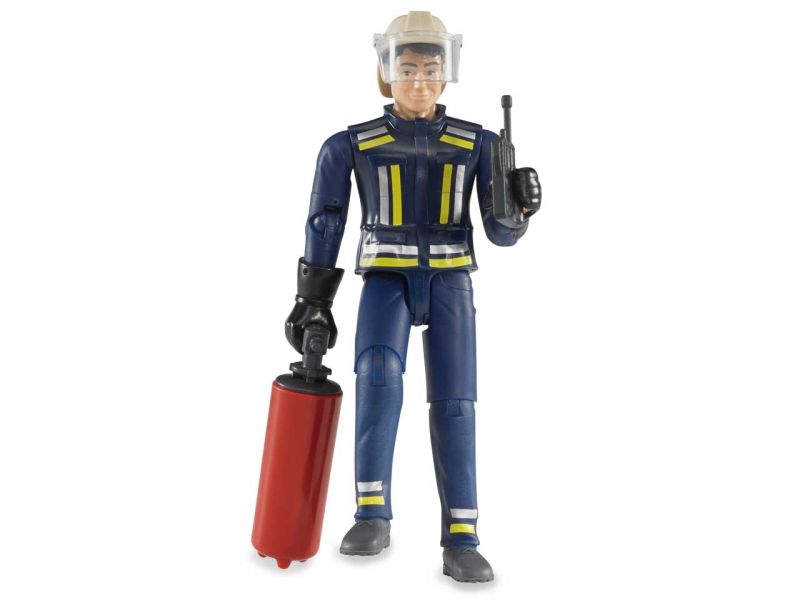 BRUDER bworld Feuerwehrmann mit Zubehör