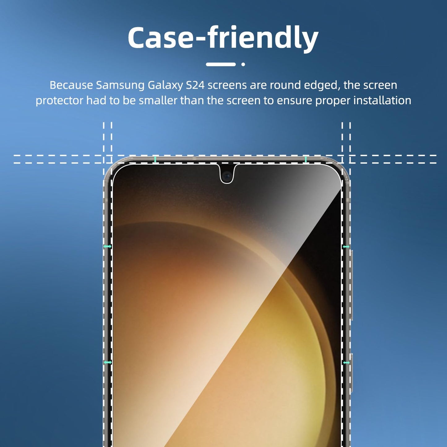 NEW'C Panzerglas für Samsung Galaxys