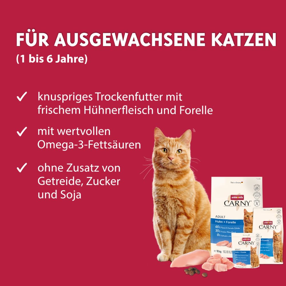 Animonda Carny - Katzen Trockenfutter Huhn & Rind