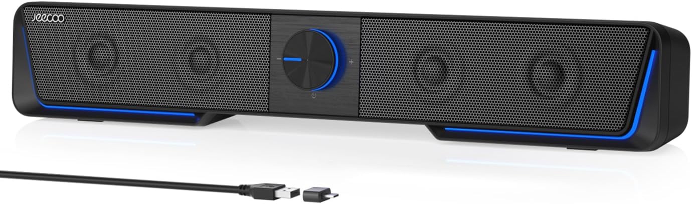 Jeecoo A40 Lautsprecher für Pc & Laptop - USB & Bluetooth