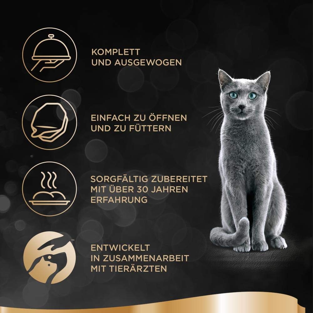 SHEBA Adult Katzenfutter nass - 32x85g Schalen - Geflügel in Sauce - Großpackung