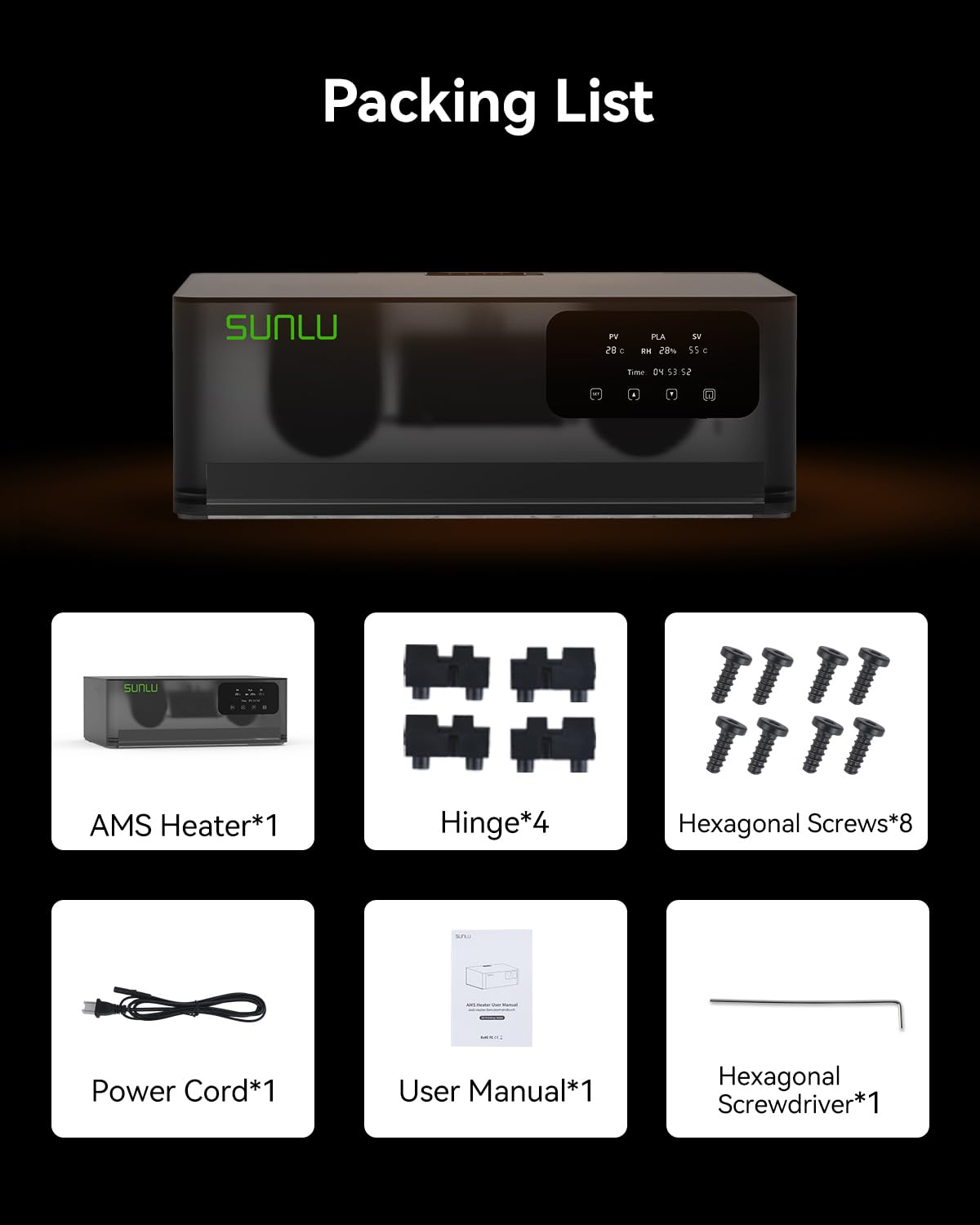 SUNLU AMS Heater for Bambu Lab AMS