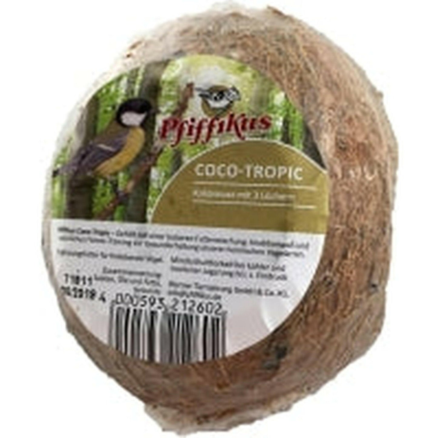 Pfiffikus Kokosnuss mit 3 Loechern