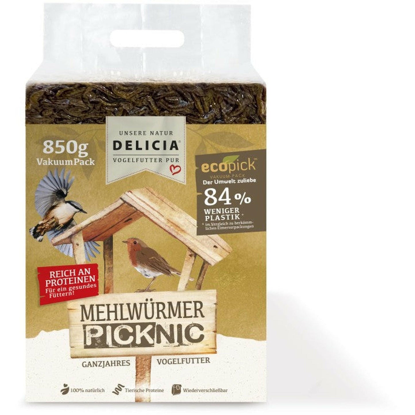 DELICIA Mehlwürmer Picknic - Vakuumpacks