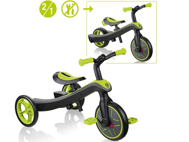 GLOBBER Explorer Trike 2in1, lime grün