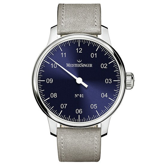 N°01 AM 3308 von Meistersinger die Einzeigeruhr mit Handaufzugwerk