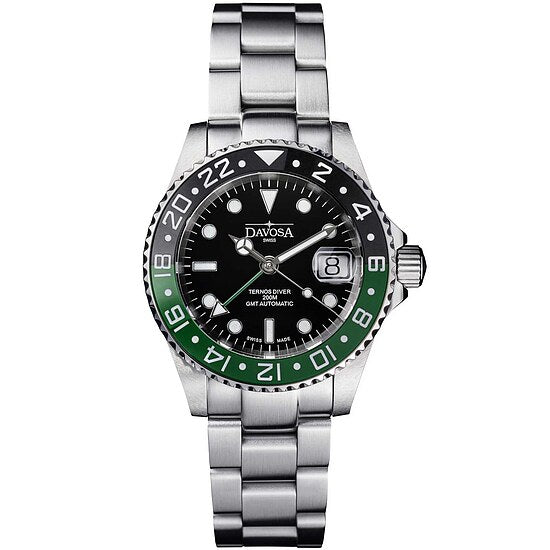 Herrenuhr von Davosa Taucher Automatik Ternos Ceramic GMT 16159070W