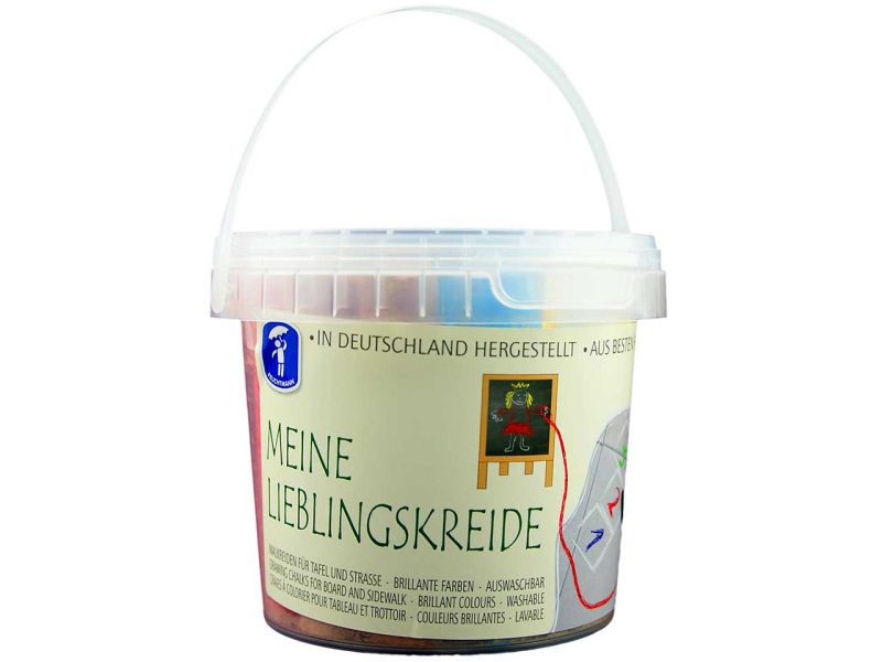 Feuchtmann »Meine Lieblingskreide«, kleiner Eimer, 20 x 24 g