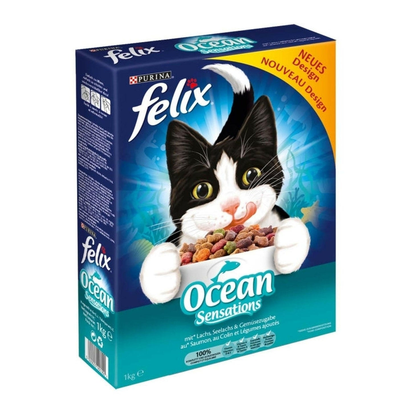 FELIX Sensations Ozean Lachs, Forelle, Seelachs und Gemüse 1kg