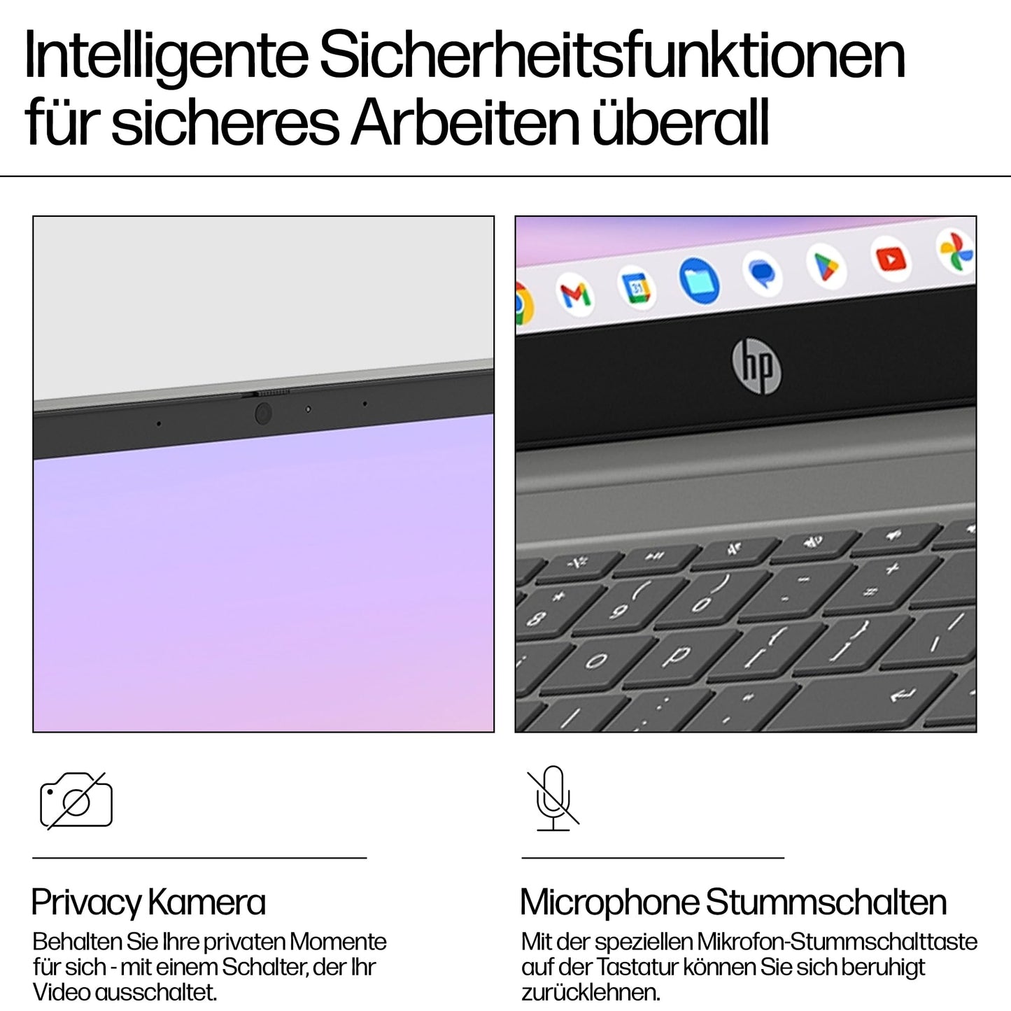 HP Chromebook x360, 14" mit Touchscreen