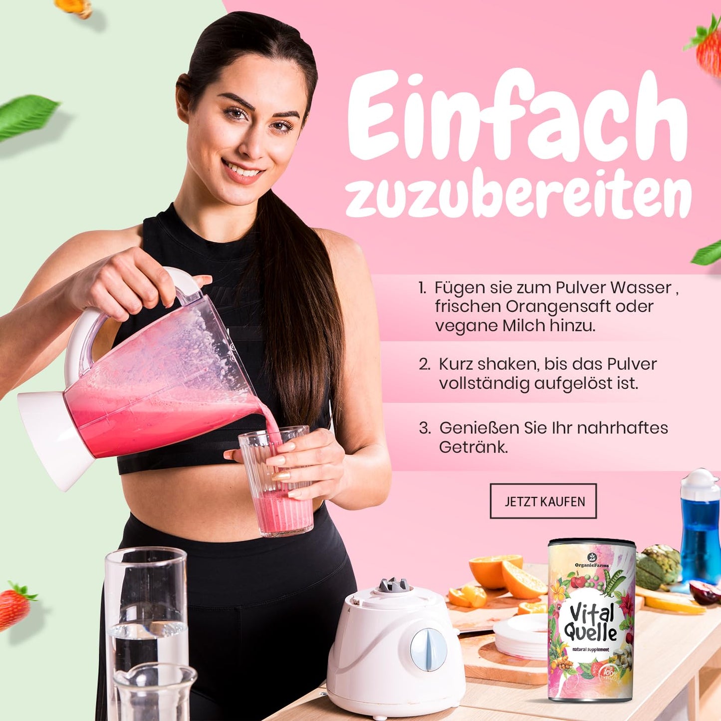 VITALQUELLE - Superfood Smoothie Pulver