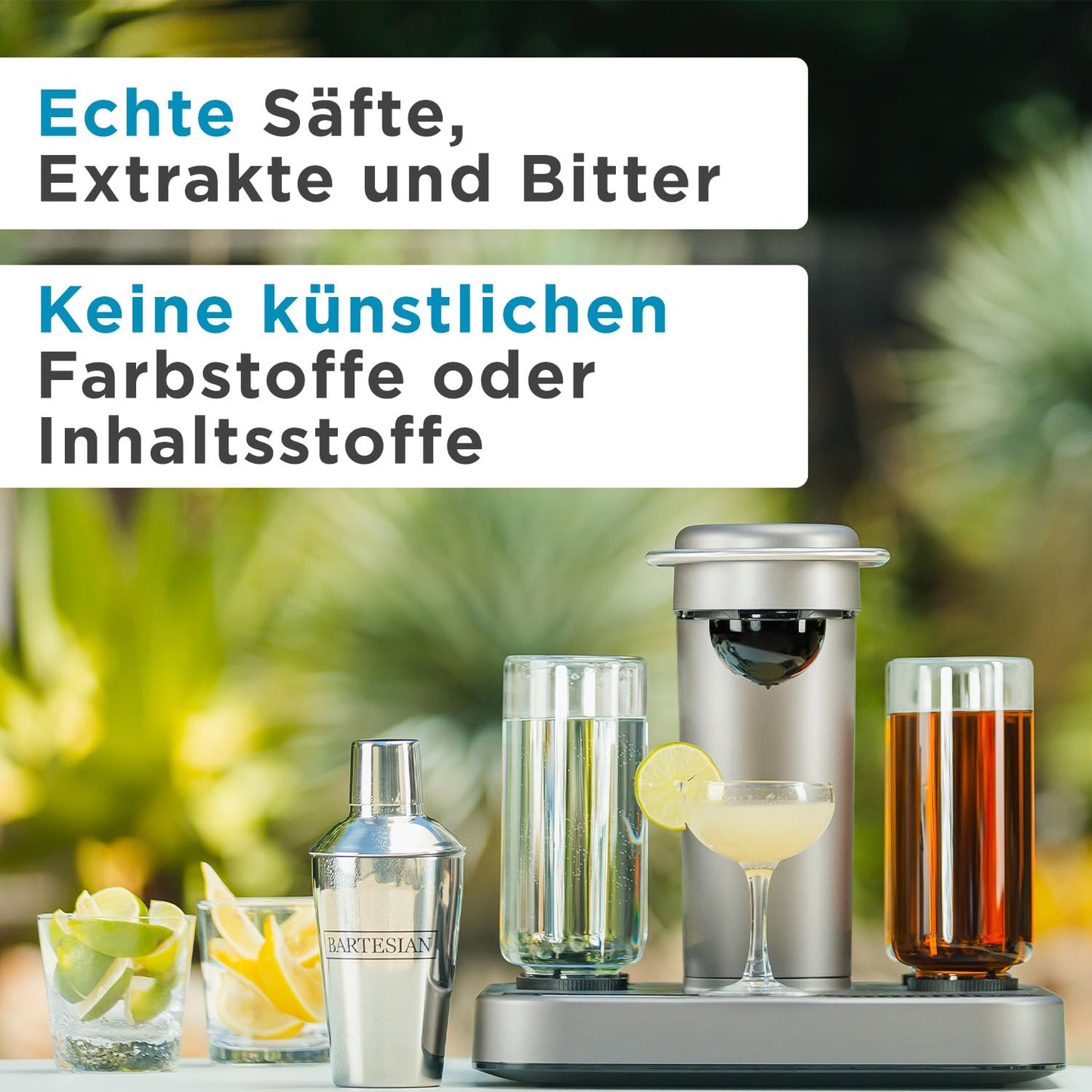 Bartesian Cocktail Maschine - Automatische Rezepte