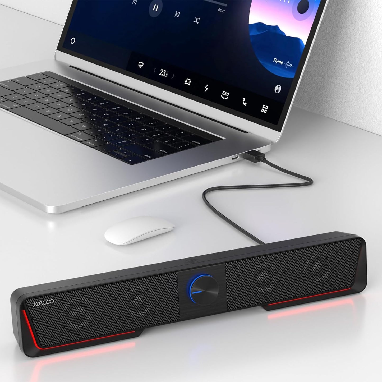 Jeecoo A40 Lautsprecher für Pc & Laptop - USB & Bluetooth